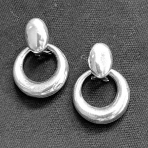 Silver earrings